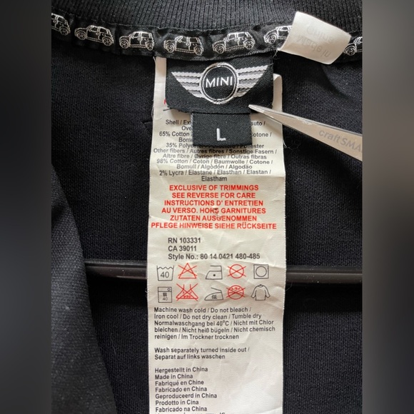 Mini Cooper Zip up sweater - Picture 7 of 10